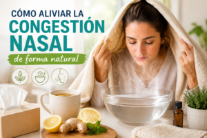 Cómo aliviar la congestión nasal de forma natural: consejos prácticos para respirar mejor