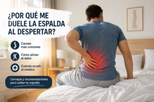 ¿Por qué me duele la espalda al despertar? Causas, tratamientos y consejos para aliviarlo