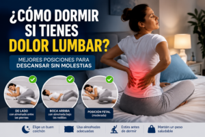 Cómo dormir si tienes dolor lumbar: las mejores posiciones para descansar sin molestias